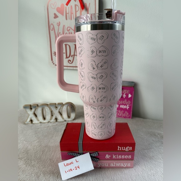 💕Engraved Petal OG 40oz Valentine's Day Stanley💕 - Picture 4 of 14